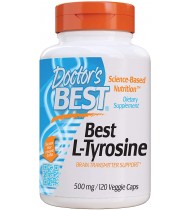 Doctor's Best L-Tyrosine, Healthy Brain Function, 120 VC