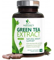 Green Tea Extract 98% Standardized EGCG Weight Loss 1000mg - 120 Capsules