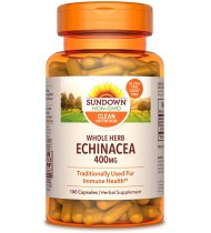 Whole Herb Echinacea by Sundown, 400 mg, 100 Capsules
