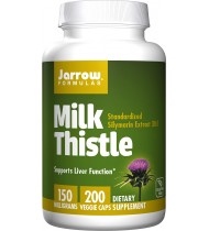 Jarrow Formulas Milk Thistle, 150 mg per Capsule, 200 Count