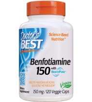Doctor's Best BenFotiamine with BenfoPure, 150 mg, 120 Caps