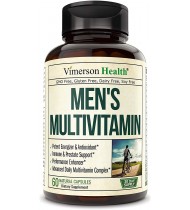 Men's Daily Multimineral Multivitamin Supplement - 60 Capsules