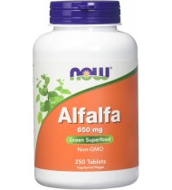 Alfalfa 10 Grain Now Foods 250 Tabs