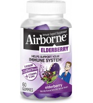 Elderberry + Vitamins & Zinc Crafted Blend Gummies, Airborne - 60 Count