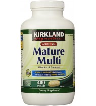 Kirkland 50 plus Mature Multi Vitamins & Minerals, 400 Tablets