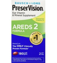 Bausch and Lomb PreserVision AREDS 2 Formula - 180 Softgels