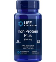 Life Extension Iron Protein Plus 300mg, 100 Capsules