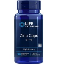 Life Extension Zinc Caps 50 Mg (High Potency) 90 Capsules