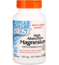 High Absorption Magnesium Doctors Best 120 Tabs
