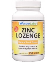 Zinc Lozenges with Vitamin C - Fruit Flavored, 30mg - 100 Lozenges