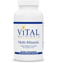 Vital Nutrients - Multi-Minerals - 120 Vegetarian Capsules
