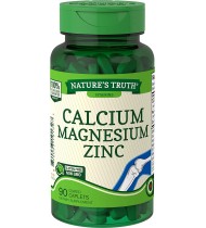 Calcium Magnesium Zinc Supplement - 90 Caplets