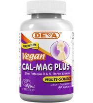 DEVA Vegan Cal MAG Plus - 90 Tablets