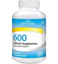 21st Century Calcium Supplement, 600 mg, 400 Count