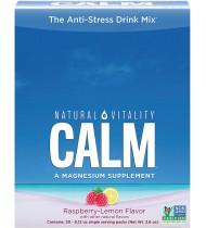 Natural Vitality Natural Calm Anti Stress Drink 30 count Raspberry Lemon