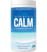Natural Vitality Calm #1 Selling Magnesium Citrate Supplement, 16oz