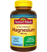Nature Made Extra Strength Magnesium Oxide 400 mg Softgels, 110 Count
