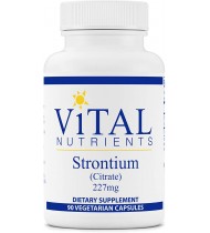 Vital Nutrients - Strontium (Citrate) - 90 Capsules - 227 mg