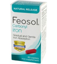 Feosol Natural Release Carbonyl Iron Caplets, 60ct