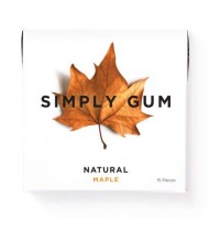 Simply Gum All Natural Gum Maple (12X15 Ct)
