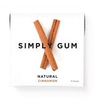 Simply Gum All Natural Gum Cinnamon (12X15 Ct)