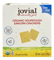 Jovial Organic Sourdough Einkorn Crackers Sea Salt (10x4.5 OZ)