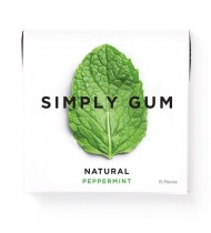 Simply Gum All Natural Gum Mint (12X15 Ct)
