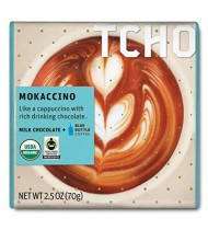 Tcho Organic Mokaccino Chocolate Bar (12x2.5 OZ)
