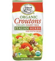 Edward & Sons Italian Herb Croutons (6x5.25 Oz)
