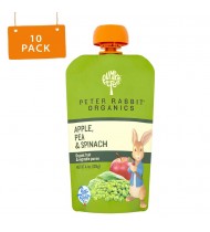 Peter Rabbit Organics Pea, Spinach & Apple Snack (10x4.4 Oz)