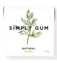 Simply Gum All Natural Gum Fennel Licorice (12X15 Ct)
