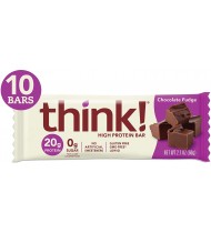 Think Baby Chocolate Fudge Thin Bar (10x2.1 Oz)