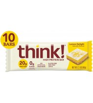 ThinkThin High Protein Lemon Delight Bar (10x2.1 OZ)