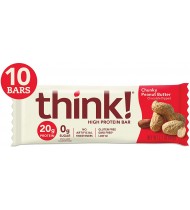 Think Baby Chunky Peanut Butter Thin Bar (10x2.1 Oz)