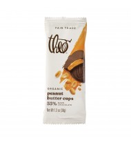 Theo Chocolate Dark Chocolate, Peanut Butter Cups (12x1.3 OZ)