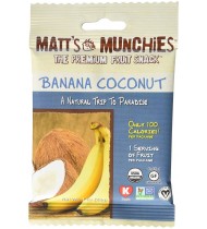 Matt's Munchies Organic Fruit Snack Banana Coconut (12x1 OZ)