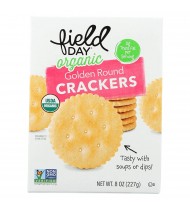 Field Day Organic Golden Round Crackers (12x8Oz)