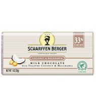 Scharffen Berger Coconut Macadamia Chocolate (18X1 OZ)