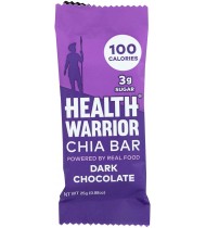 Health Warrior Chia Bar Dark Chocolate (15x0.88 OZ)