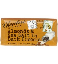 Chocolove Almond SeaSalt Dark Chocolate (12x1.3OZ )