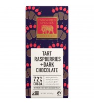Endangered Species Dark Chocolate Bar Raspberries Grizzly (12x3 Oz)