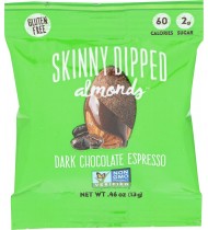 Wild Things Mini Skinny Dipped Almonds in Dark Chocolate Espresso (48x0.46 OZ)
