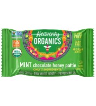 Heavenly Organics Raw Honey Chocolate Pattie, Mint (1x40 CT)