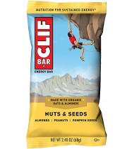 Clif Bar Organic Energy Bar Nuts and Seeds (12x2.4 OZ)