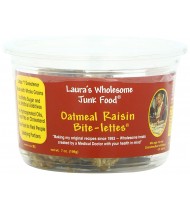 Laura's Wholesome Junk Food Bite-Lettes Oatmeal Raisin (6x7Oz)