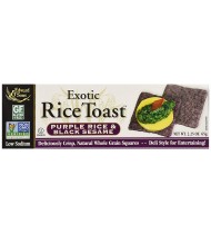 Edward & Sons Black Sesame Brown Rice Toast (12x2.25 Oz)