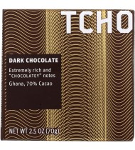 Tcho Dark Chocolate BAR 70% (12x2.5 OZ)