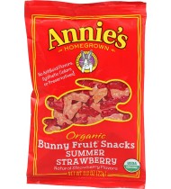 Annie's Organic Bunny Fruit Snacks, Summer Strawberry (18x0.8Oz)
