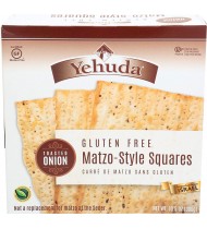 Yehuda Matzo-Style Squares Gluten Free Toasted Onion (12x10.5Oz)