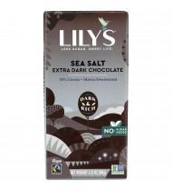 Lily's Dark Chocolate with Stevia Sea Salt (12x2.8 OZ)